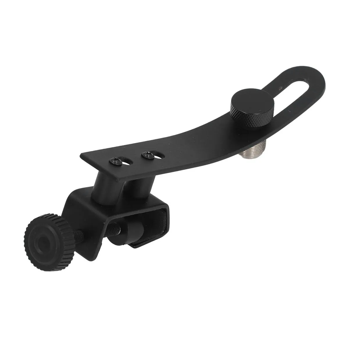 Adjustable drum mic clip for recording