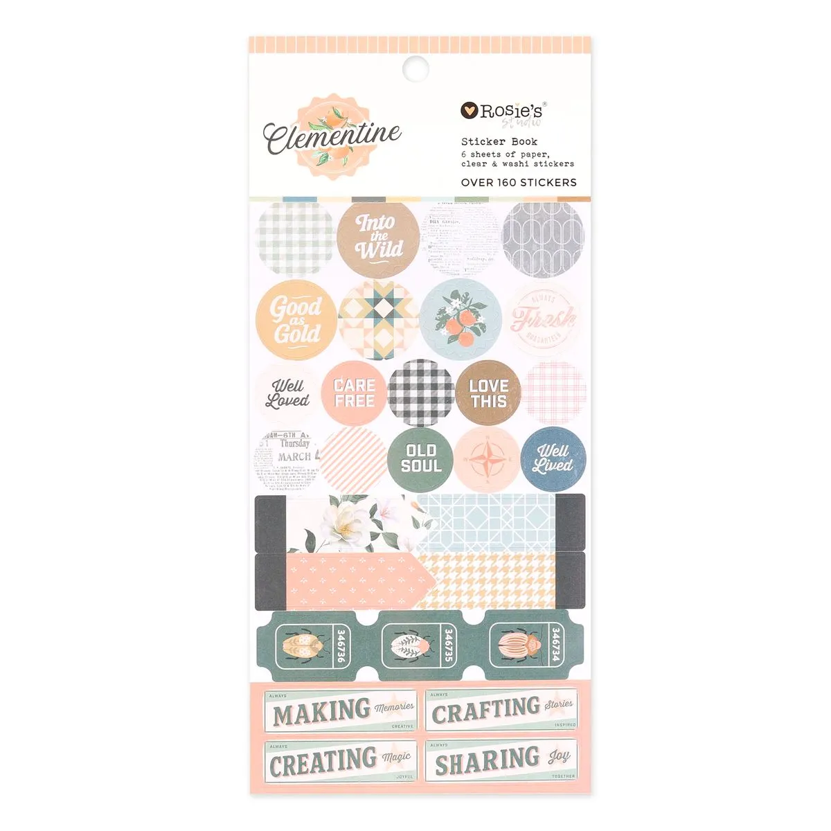 Clementine Sticker Book 6 pages