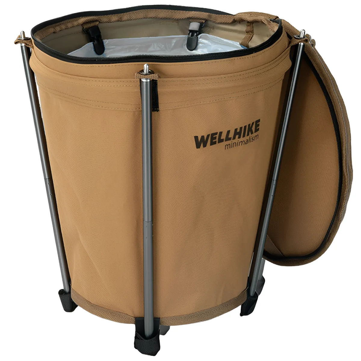 20L Outdoor Folding Trash Bin Collapsible Trash Can for Camping, Outdoor