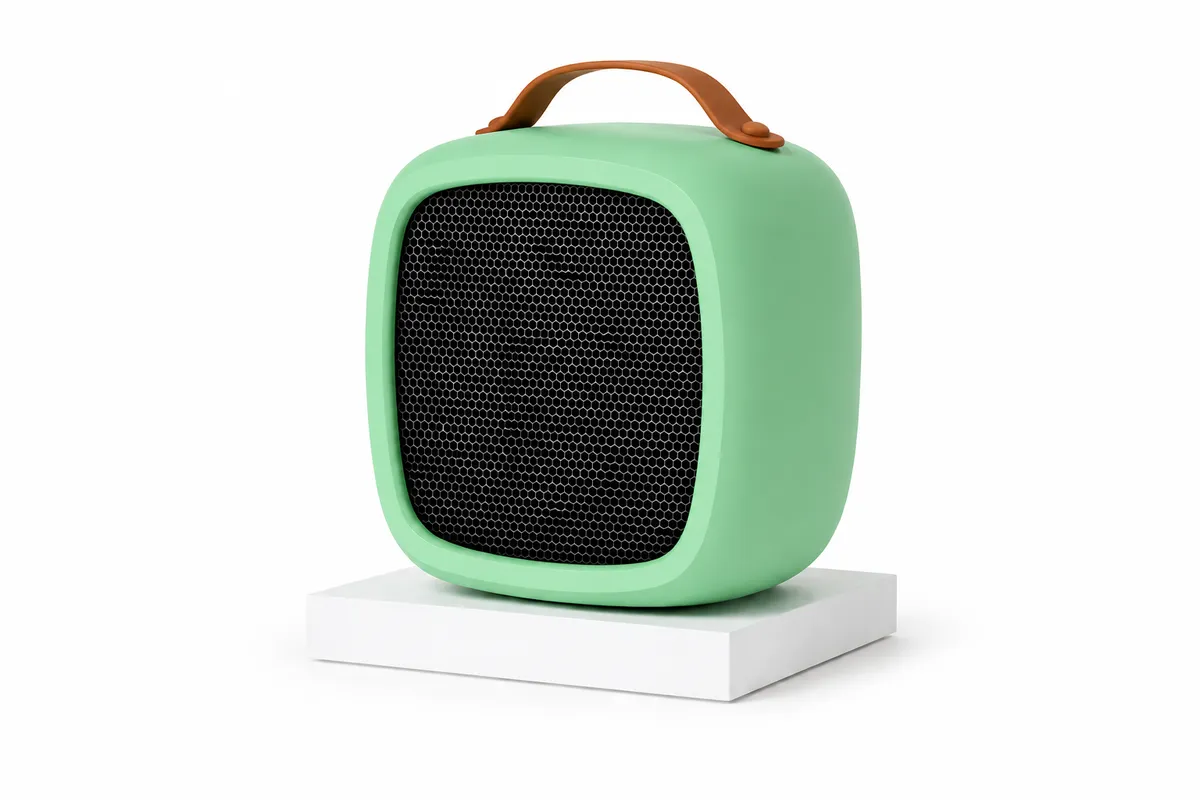 Green 2000 W Portable Fan Heater
