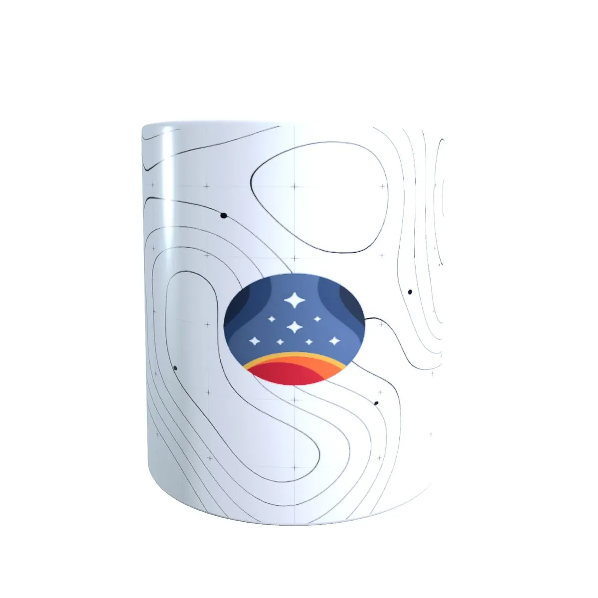 Starfield Constellation White - Starfield Coffee Mug