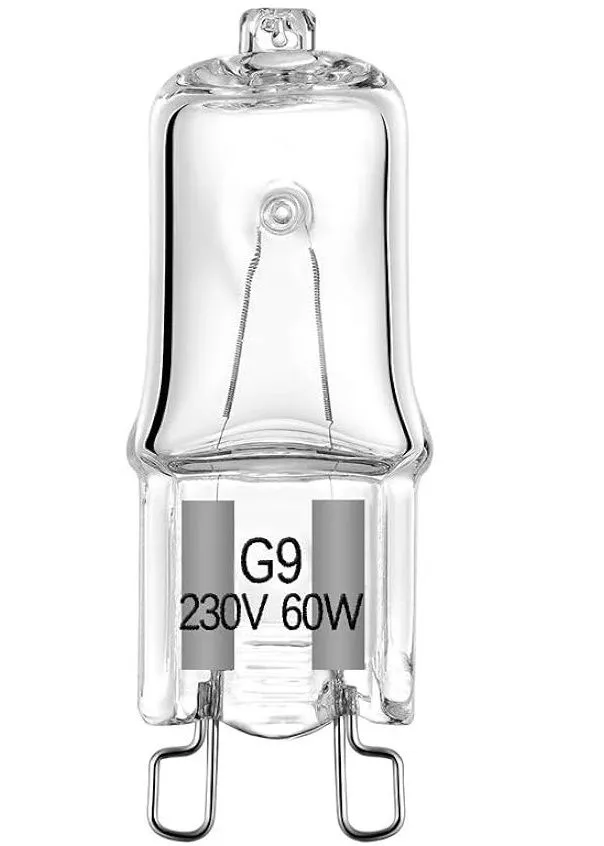 Universal G9 Halogen Bulb 60W Warm White 220-230V