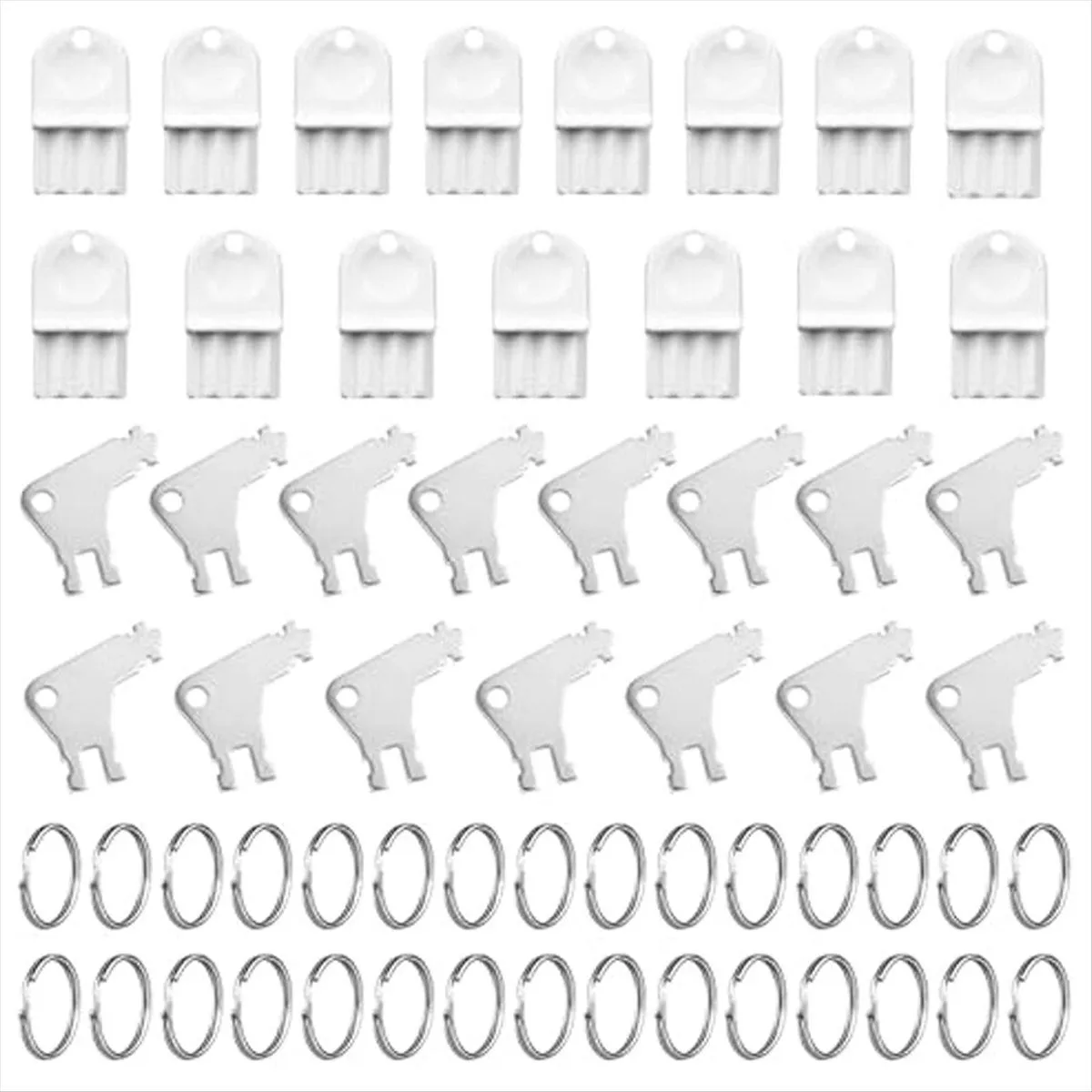 30 Pcs Hand Towel Dispenser Key Toilet Tissue Paper Key Plastic Holder