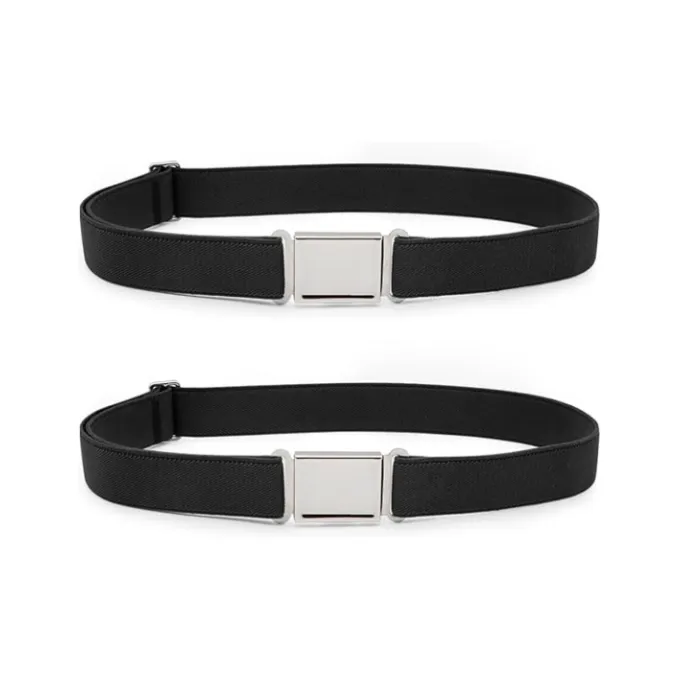 2 Pack Kids Adjustable Belt Boys Girls Elastic Belt