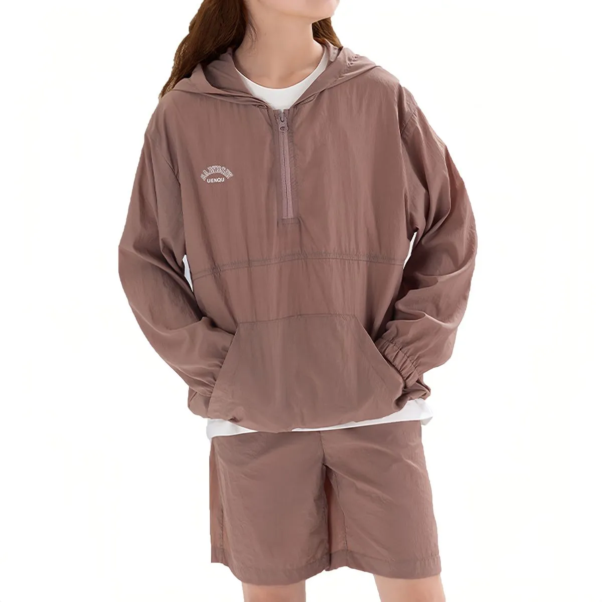 Kids Sun Protection Shirt and Shorts Set - Lightweight Waterproof Sportswear - Unisex
