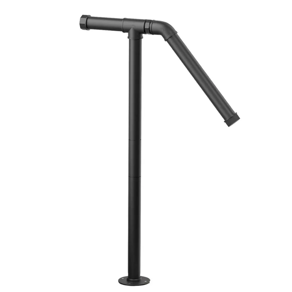 Decor Durable Outdoor Single Post Adjustable Modern Stair Handrail - 105cm