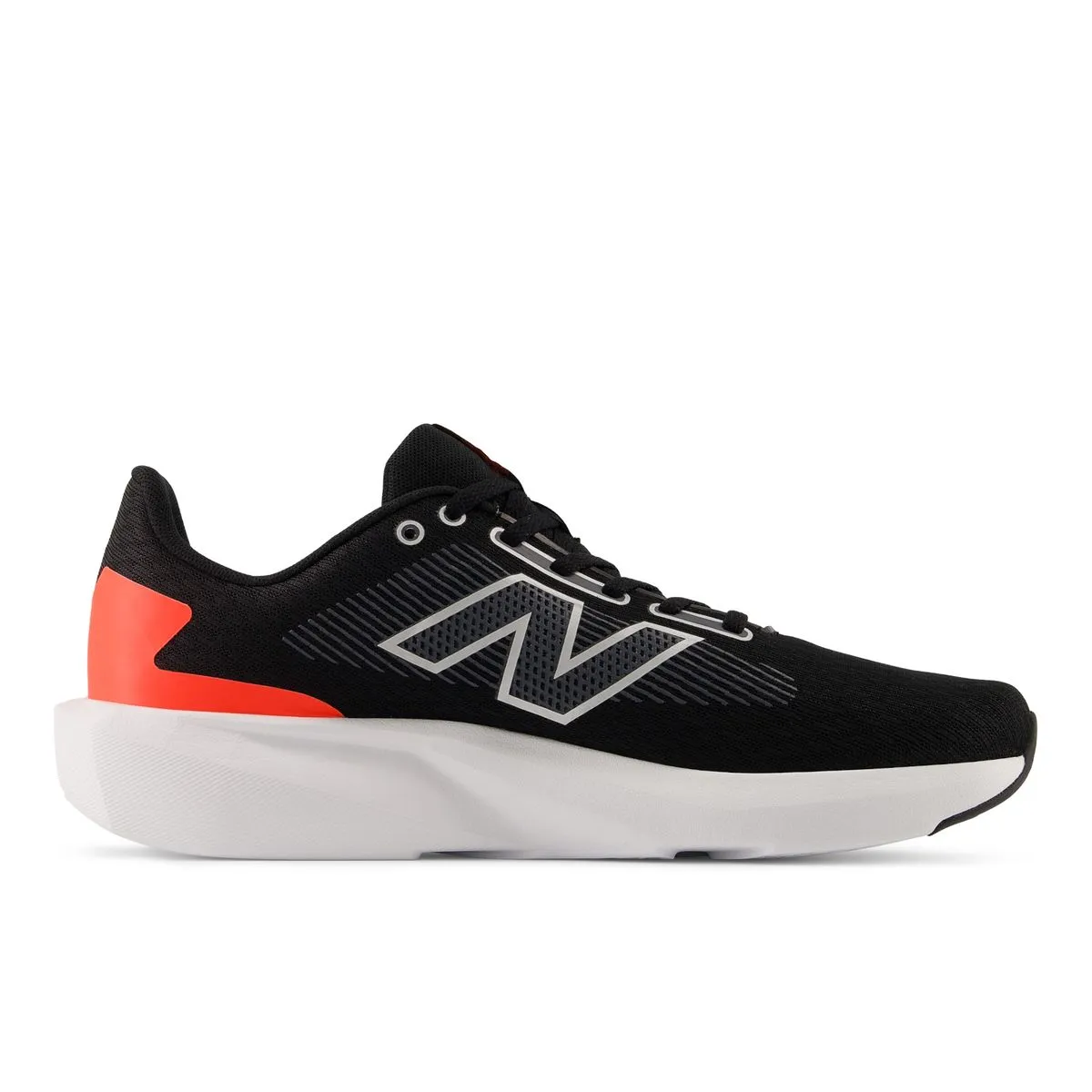 New Balance Men's 413 Road Running Shoes - Black/White/Orange