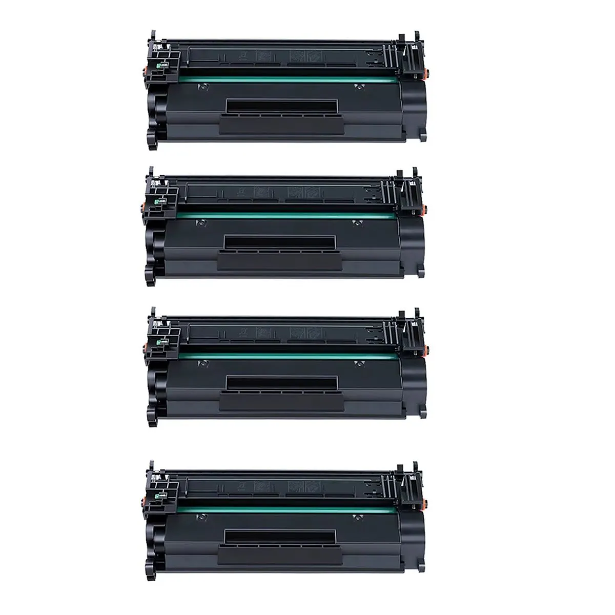 Black Toner Cartridge compatible with HP W1510A/151A x 4