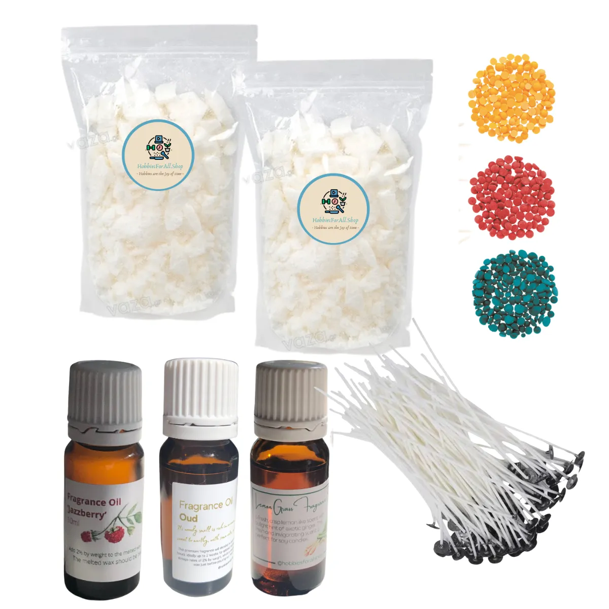 Hobbies For All 100% Organic Coconut Wax Top Up Kit
