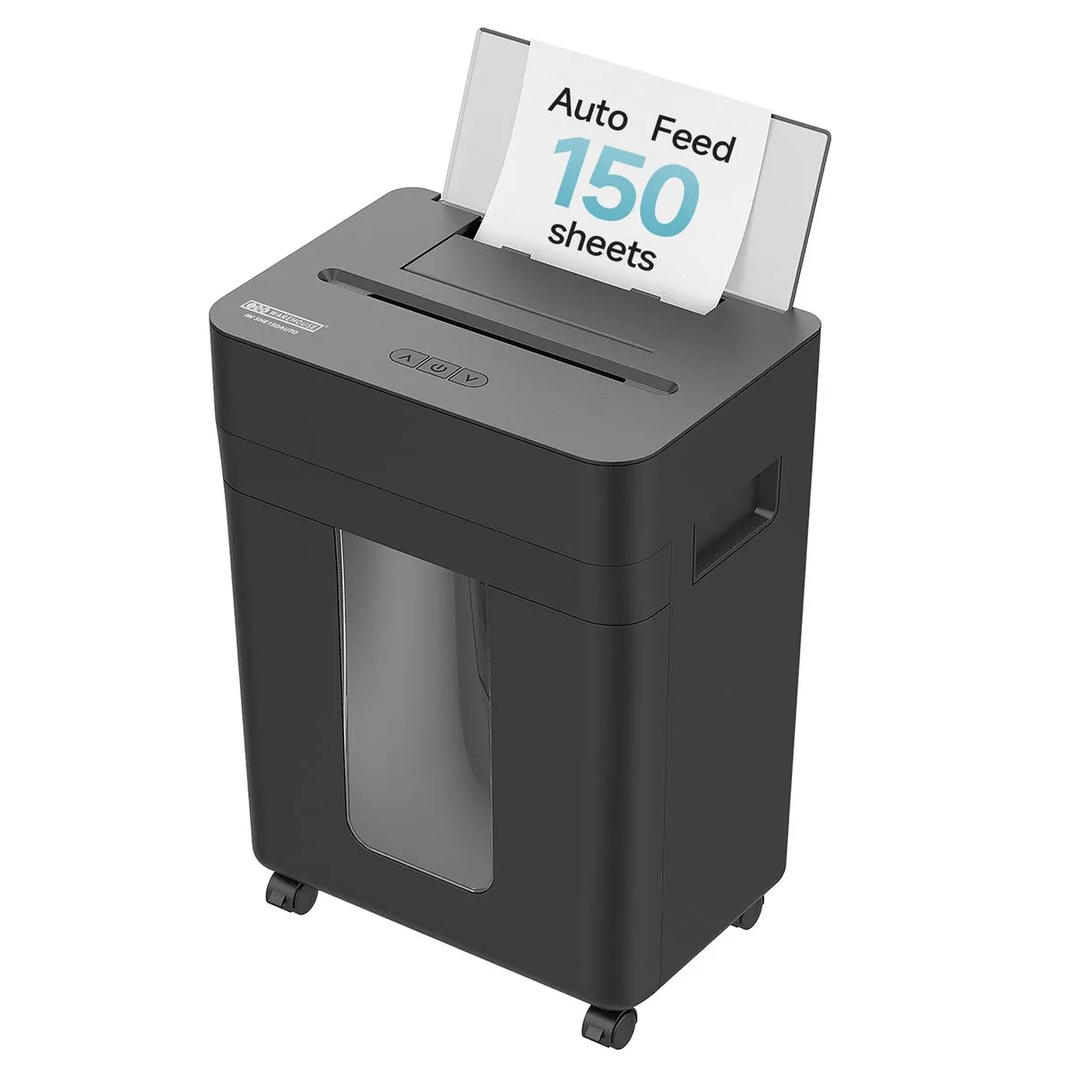 AUTO Shredder Machine: 150-Sheet P4 Cross-Cut for Office Shredding