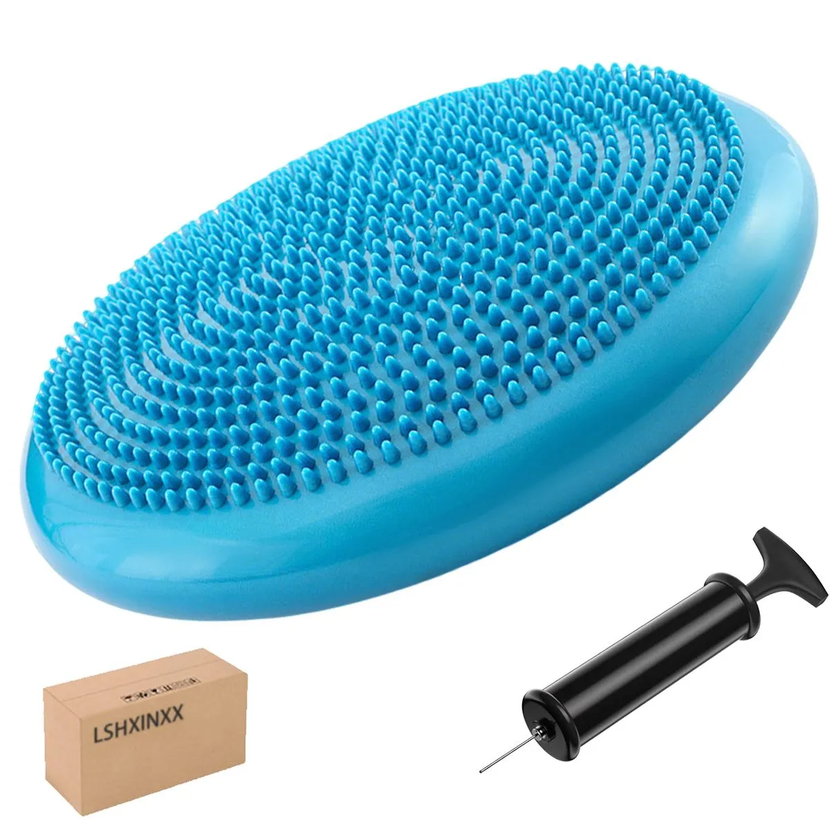 34cm Wobble Cushion Core Balance Disc, Balance Pad with Inflation Pump