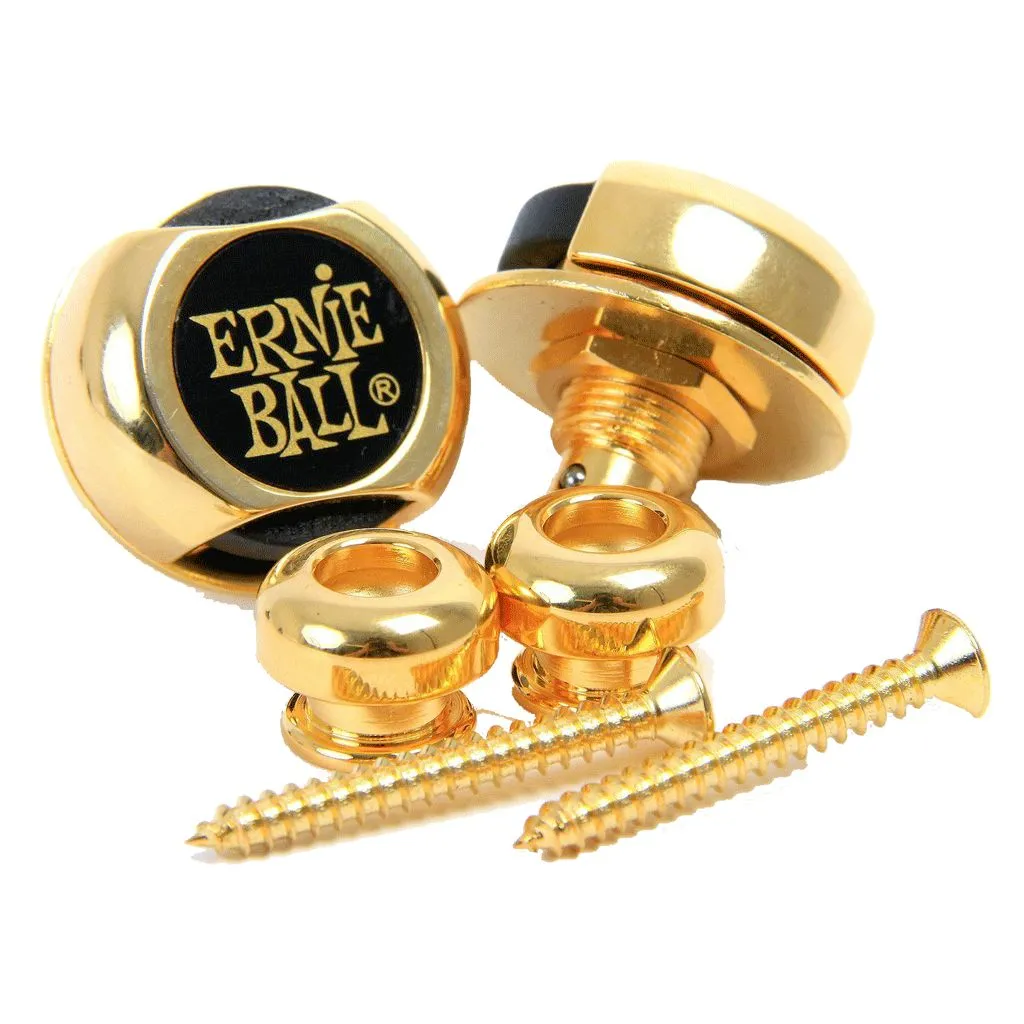 Ernie Ball "Super Locks" Strap Lock Set - Gold