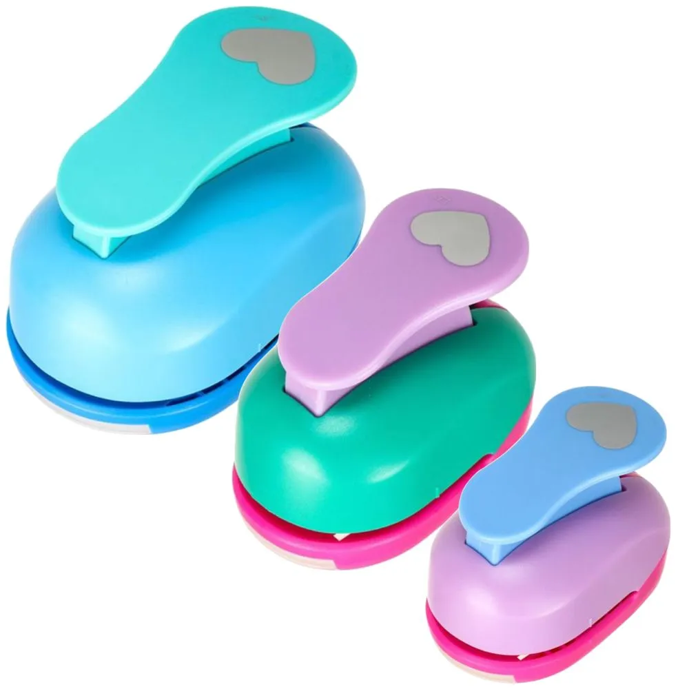 Craft Multifunctional Scrapbooking Heart Shape Paper Punch Set Of 3