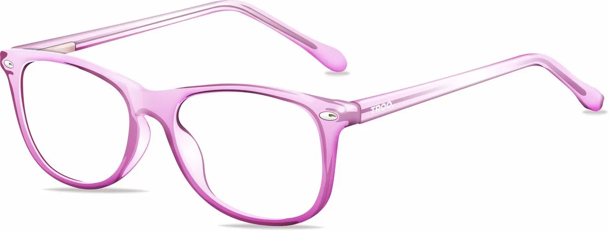 TROO Kids Blue Light Blocking CALIDE PROTECT SERIES Glasses ( 5 - 9 Years) - Transparent, Purple