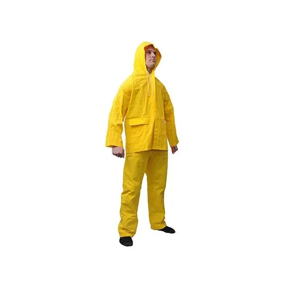 Skudo Elite 2 Piece Rubberised Rain Suit - XXXX-Large - Yellow