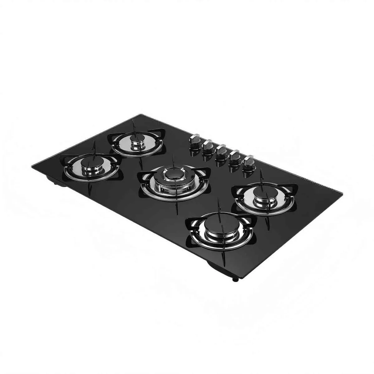 Built-in 5-Burner LPG Gas Cooker RH-4005 - Toughened Glass Top