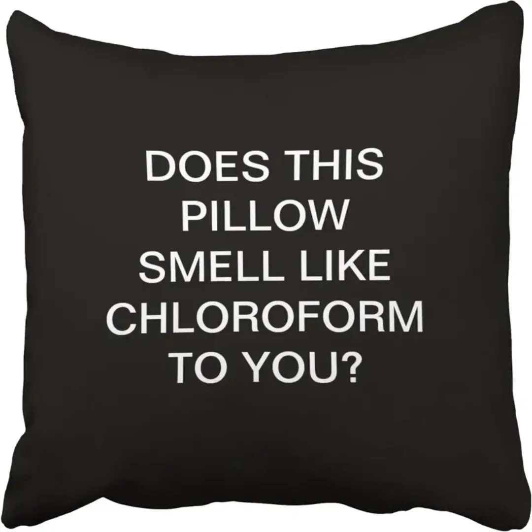 Humorous Decorative Throw Pillow Cover