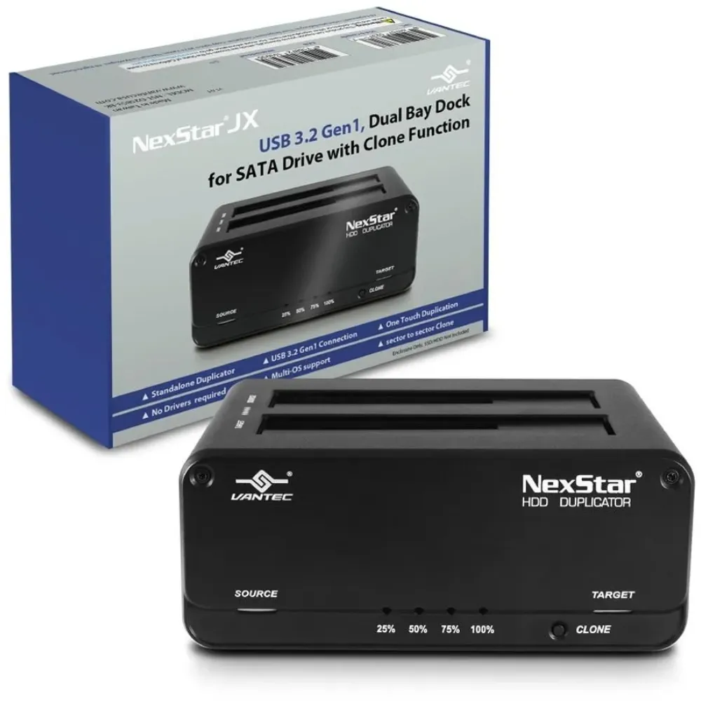 NexStar JX 2.5" & 3.5" SSD Hard Drive Enclosure - External Hard Drive & SSD