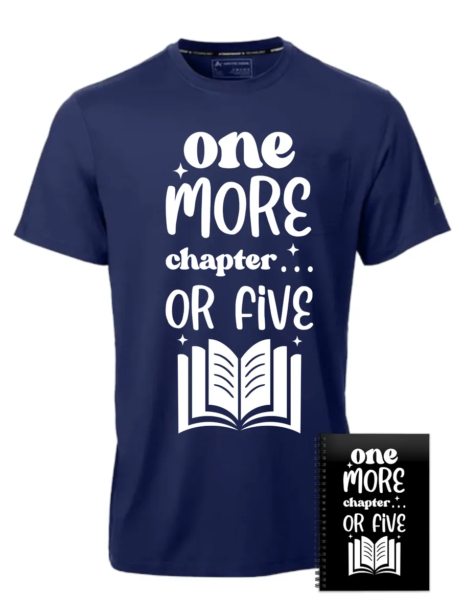 One More Chapter T-shirt Book Reader Reading Birthday Christmas Gift 402