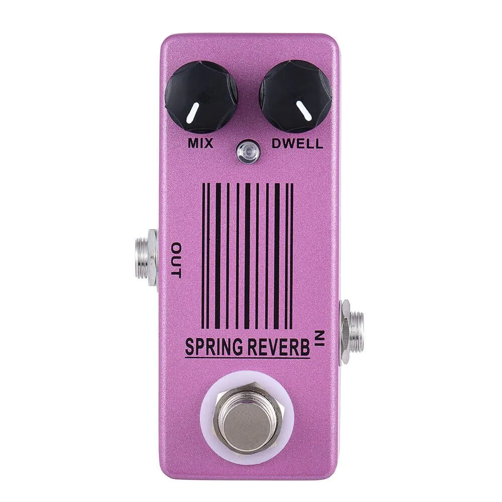 Mosky Mini Single Guitar Effect Pedal SPRING REVERB MP-51 True Bypass DC 9V