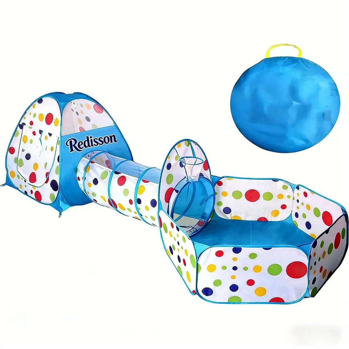 Redisson 3-in-1 Kids Foldable Play Tent, Tunnel & Ball Pit Set