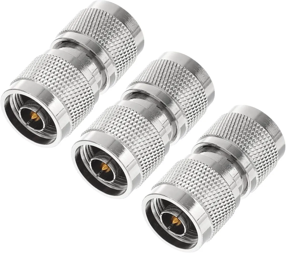 3pcs Coax Adapter to n Male Connector for Antenna Low Signal Loss