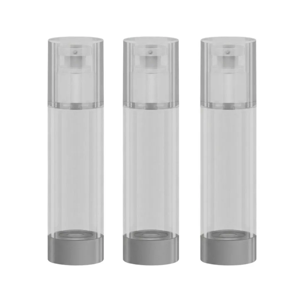 3 Pack - 80ml Refillable Fine Mist Cosmetic Spray Bottle - Transparent