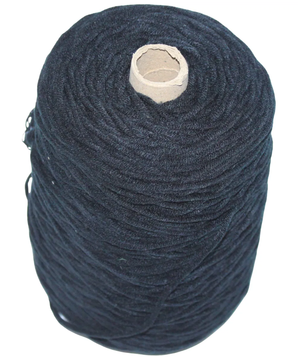 400g Acrylic & Cotton Blend Yarn Cones - Black
