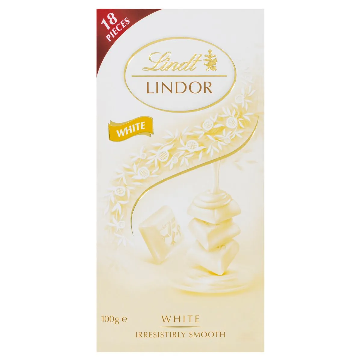Lindt Lindor Singles White Chocolate Slab 100g