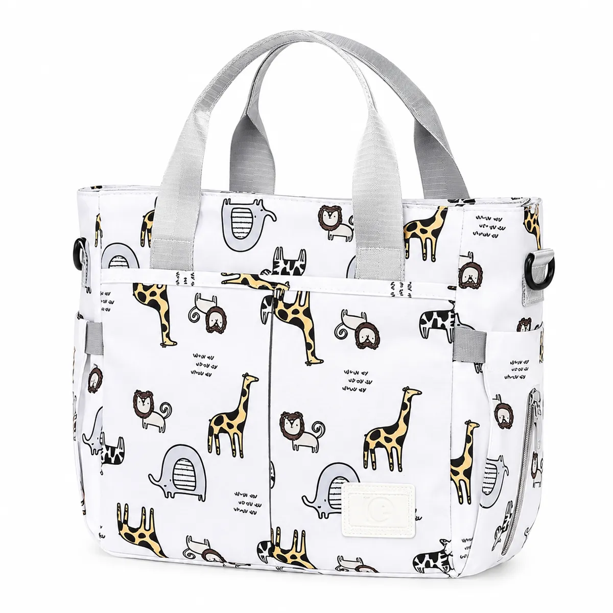 Diaper Bag Tote 20L Mommy Baby Nappy Bag with Shoulder Strap Multi-Pockets