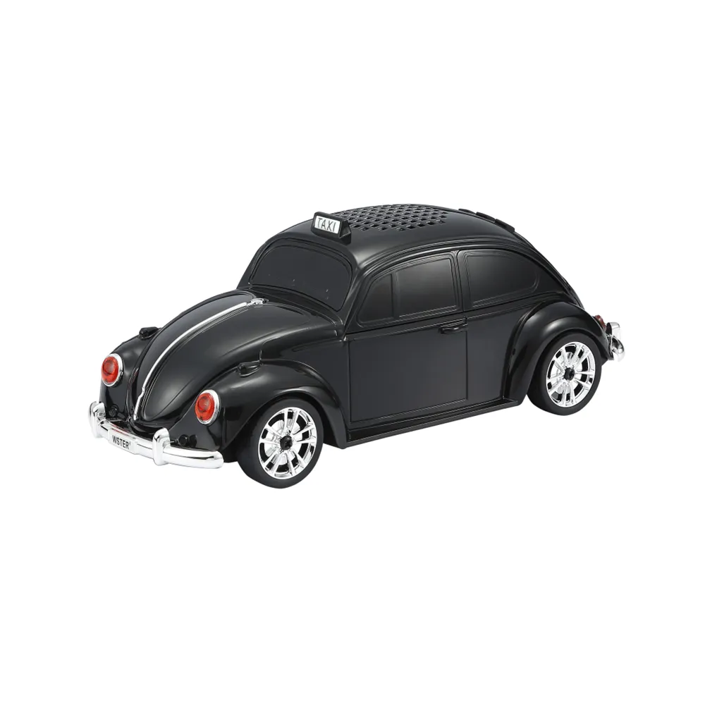 VW Beetle Taxi Bluetooth Speaker with LED lights - Black