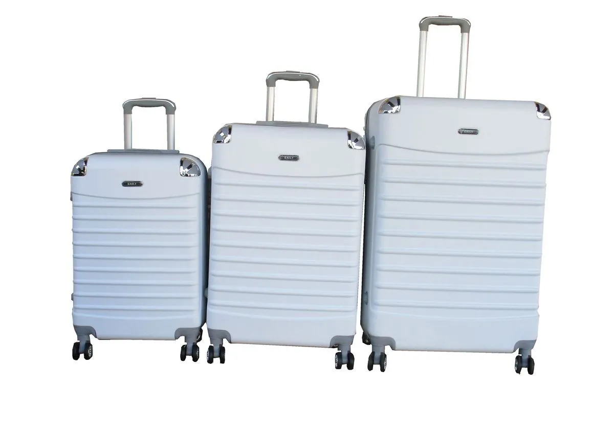 3-Piece Hardshell Luggage Set - Lightweight, Spinner Wheels