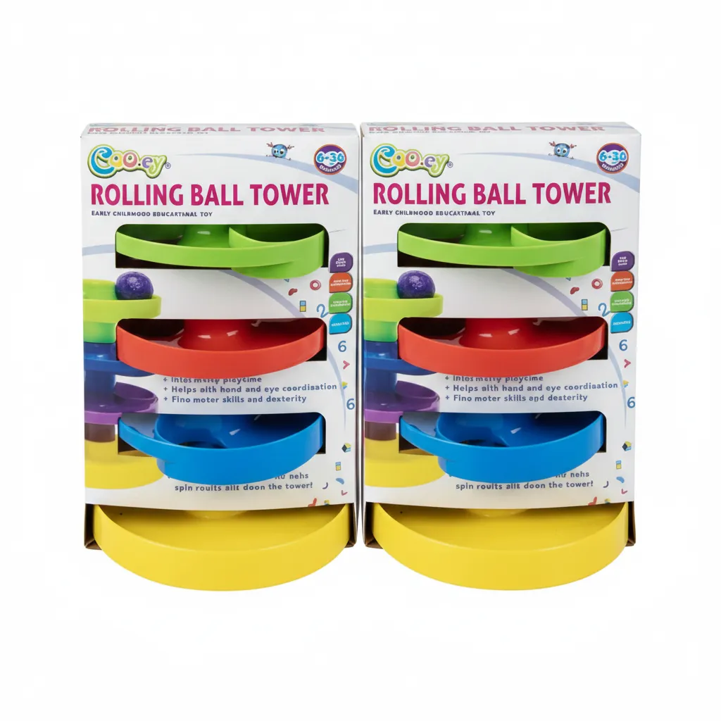 Cooey 4 Tier Ball Drop Educational Toy for Toddlers - 2 Pack