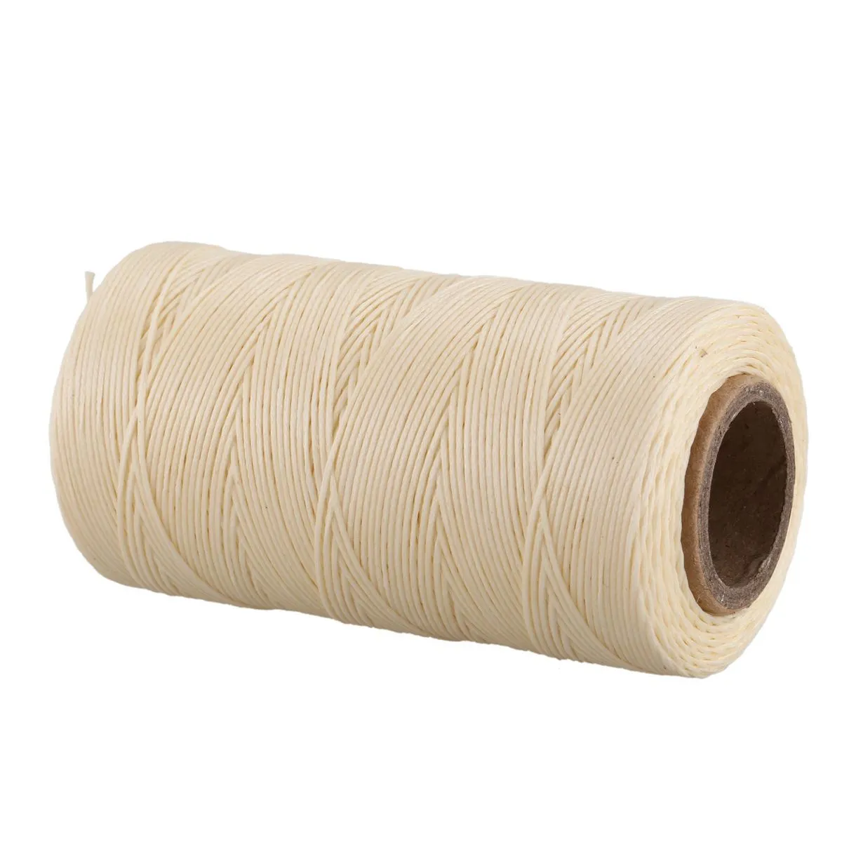 260M 150D 1MM Leather Wax Thread Hand needle Cord Cream-Coloured