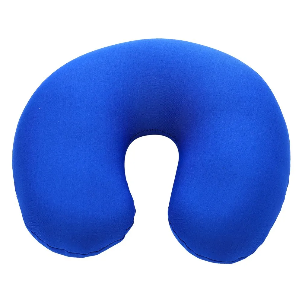 Elastic U Shaped Neck Support Cushion Royal Blue