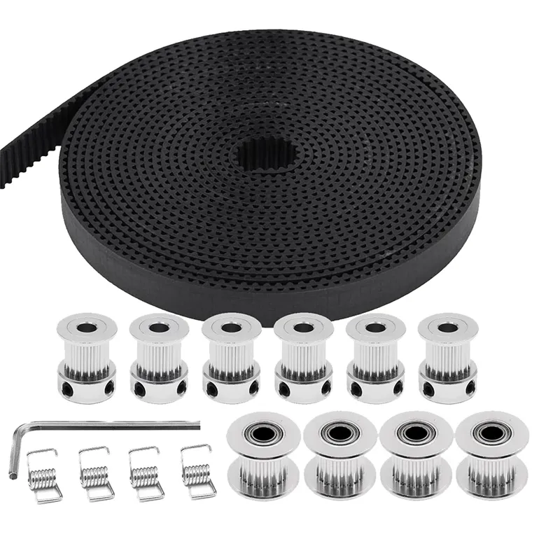 5M Gt2 Timing Belt 10Mm Width 20 Teeth 5Mm Bore Timing Compatible with None