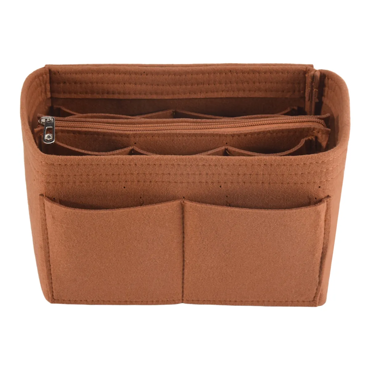 Home Storage Bag Felt Insert Bag Makeup Organizer Coffee M