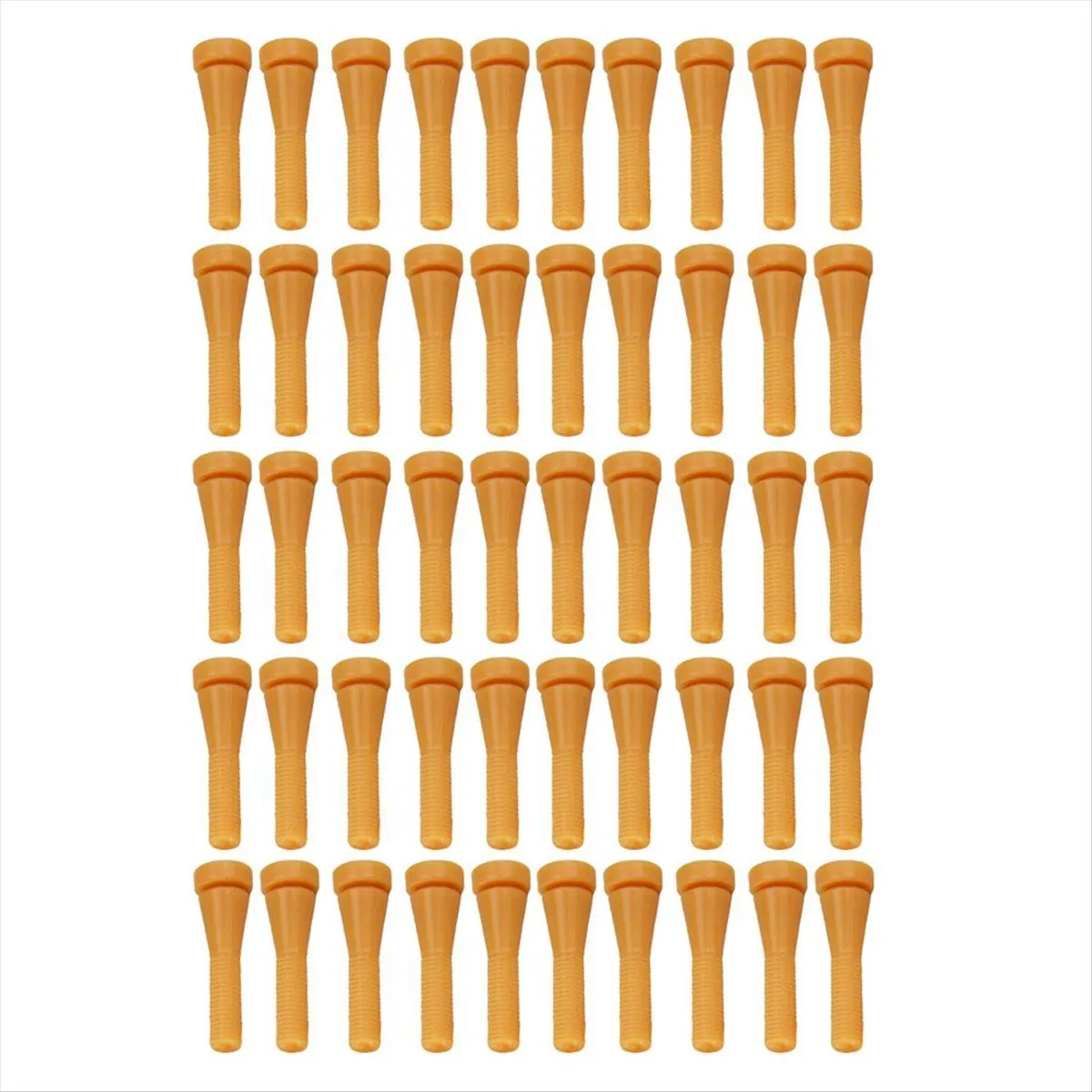 50Pcs Chicken Plucker Fingers Poultry Feather Plucking Picker Yellow