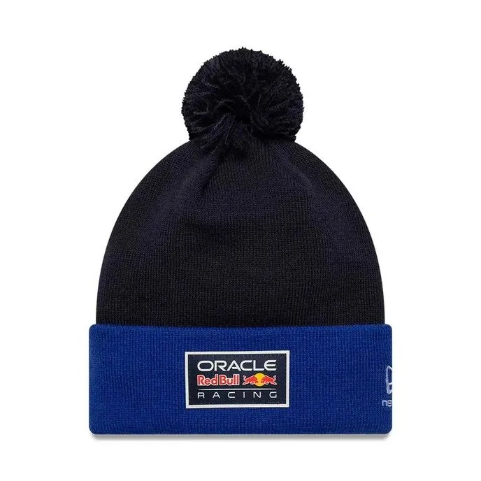 Red Bull Racing F1 Essentials Dark Blue Bobble Knit Beanie