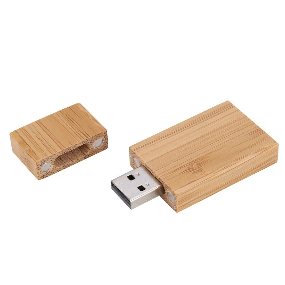 Wooden Long Shape Flash Drives Storage USB 2.0 U Disk Memory Stick (32G)