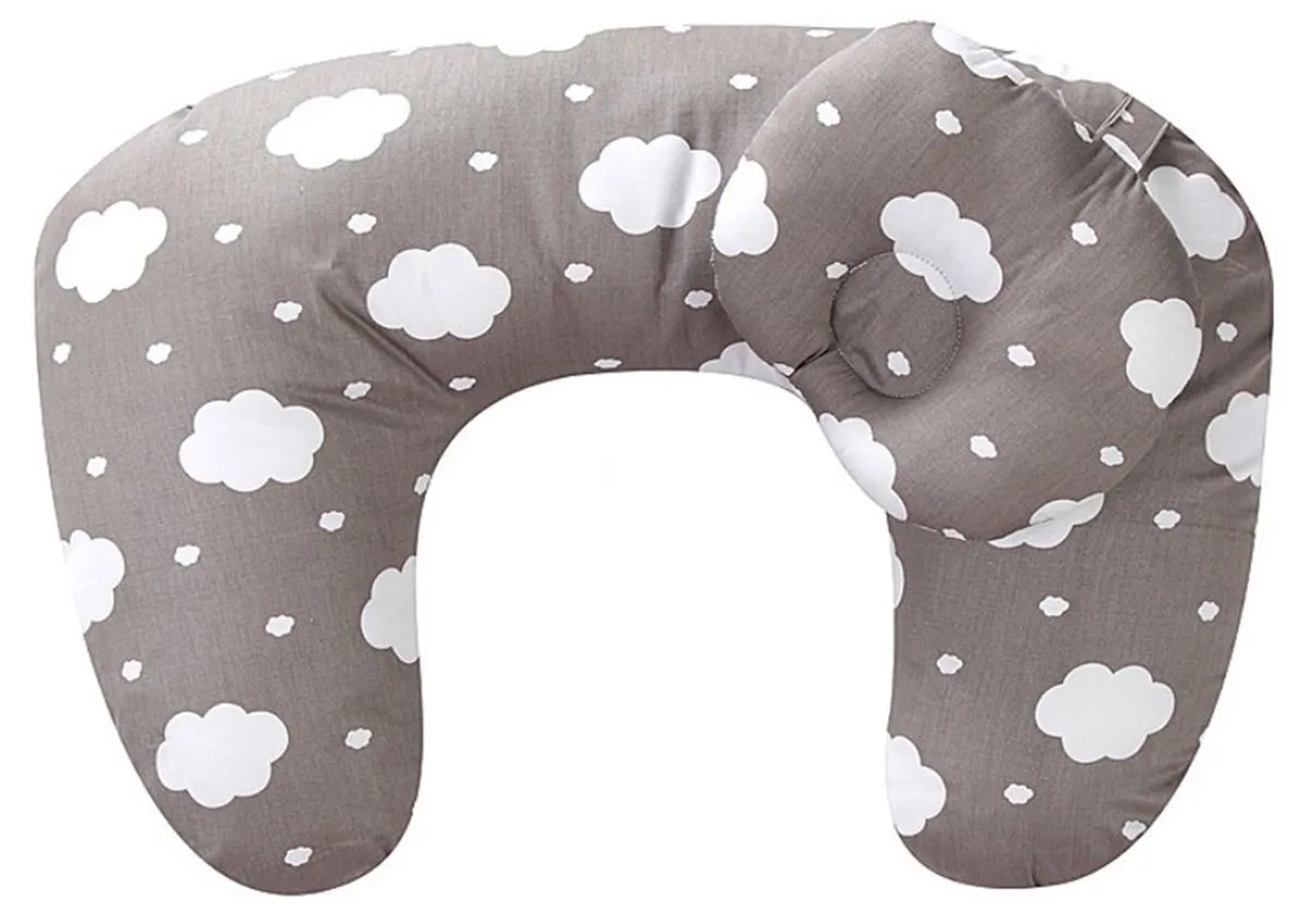 Nursing, Breastfeeding & Newborn Infant Feeding Pillow - cloud 