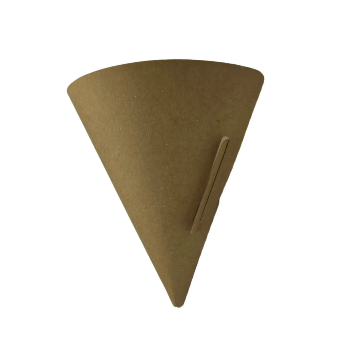 Kraft Medium Disposable Chips Cones - Snacks & Fast Food - 50 Pack