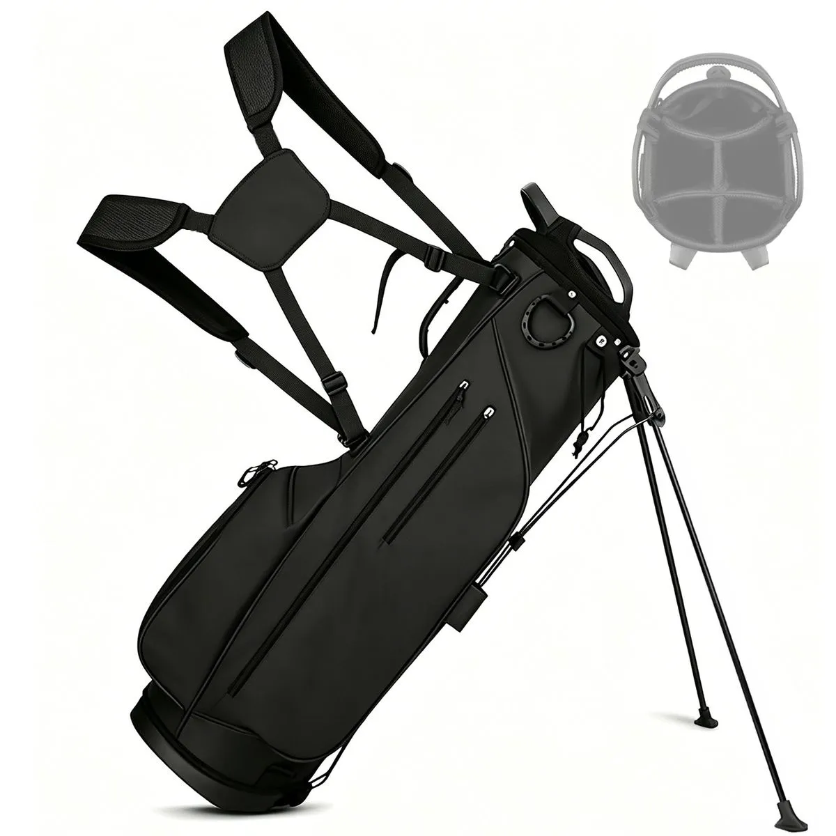 Golf Stand Bag for Men Women Lightweight Double Shoulder Club Carrier