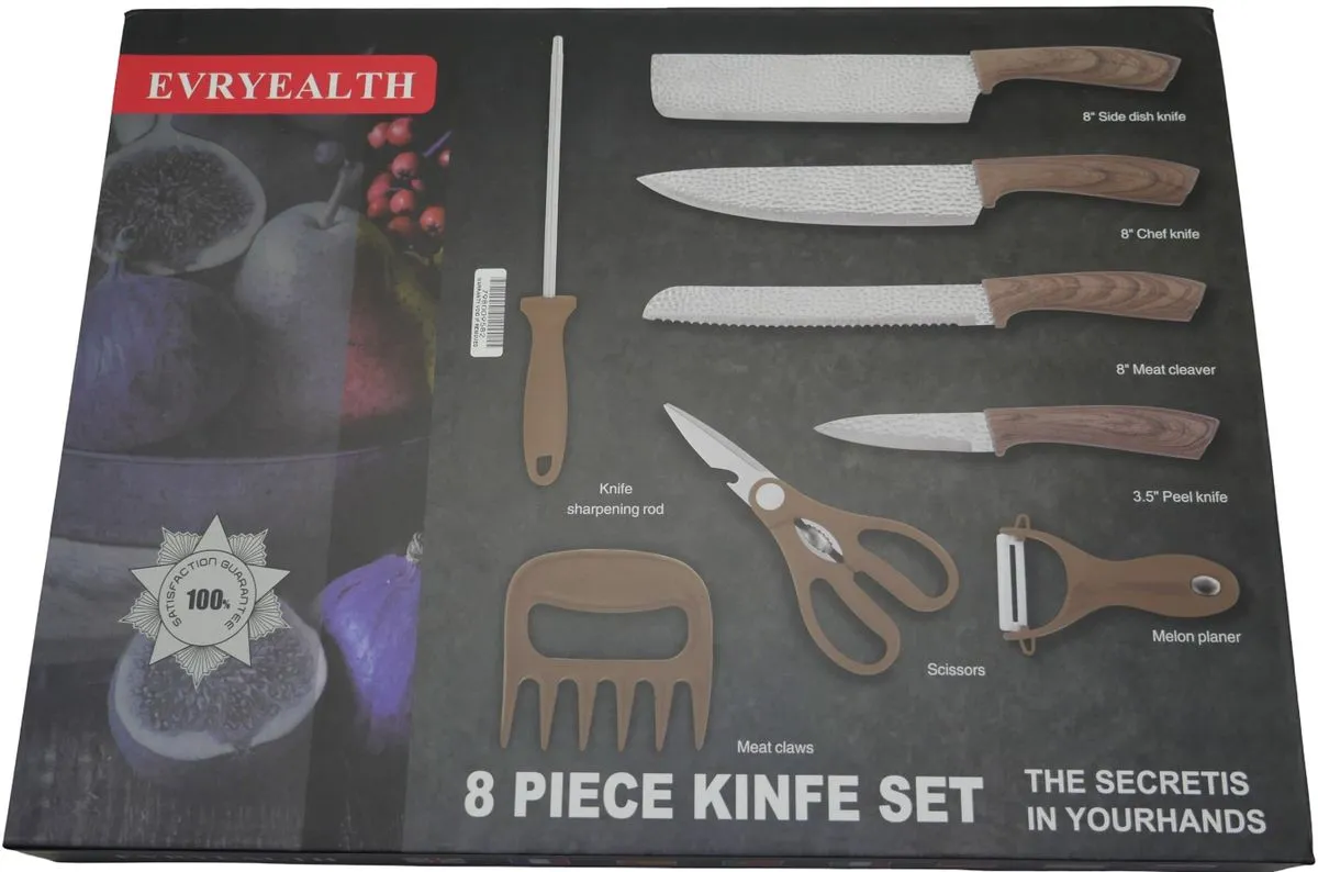 Casey Silver-Brown Universal Knife Set