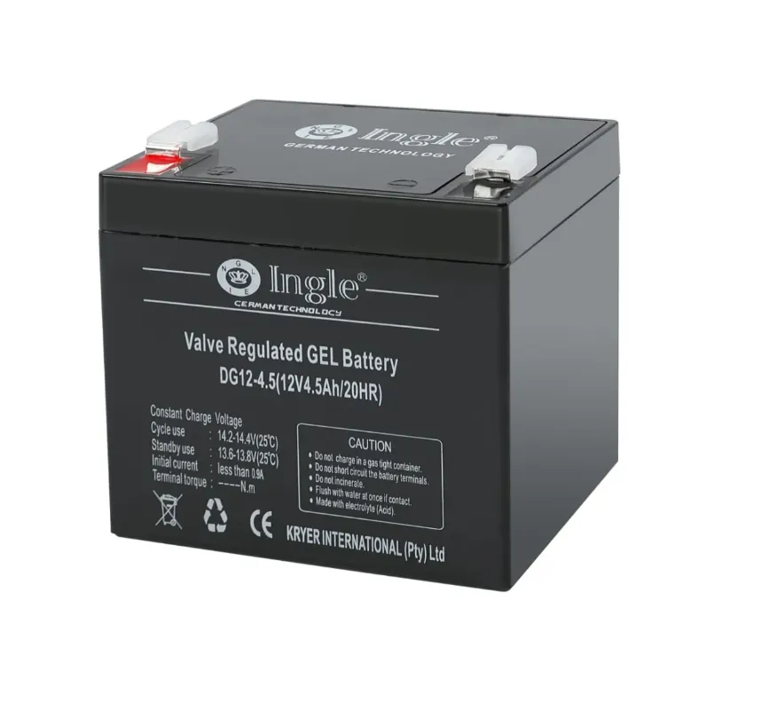 Ingle DG12-4.5 12v 4.5ah/20hr Gel Battery