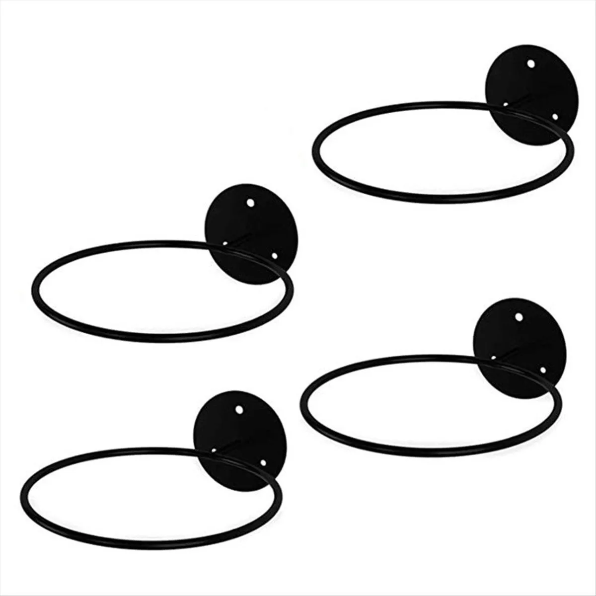 4 Pcs Iron Basketball Football Volleyball Storage Rack
