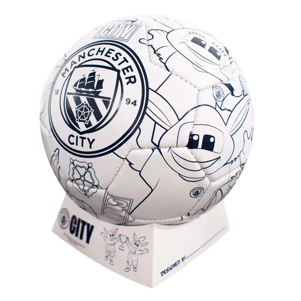 Man City FC Colour Your Own Football