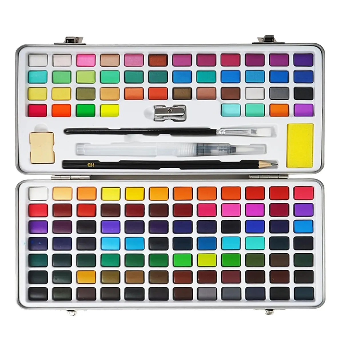 Watercolor Paint Set 128 Colors Paint with Water Brush Pens