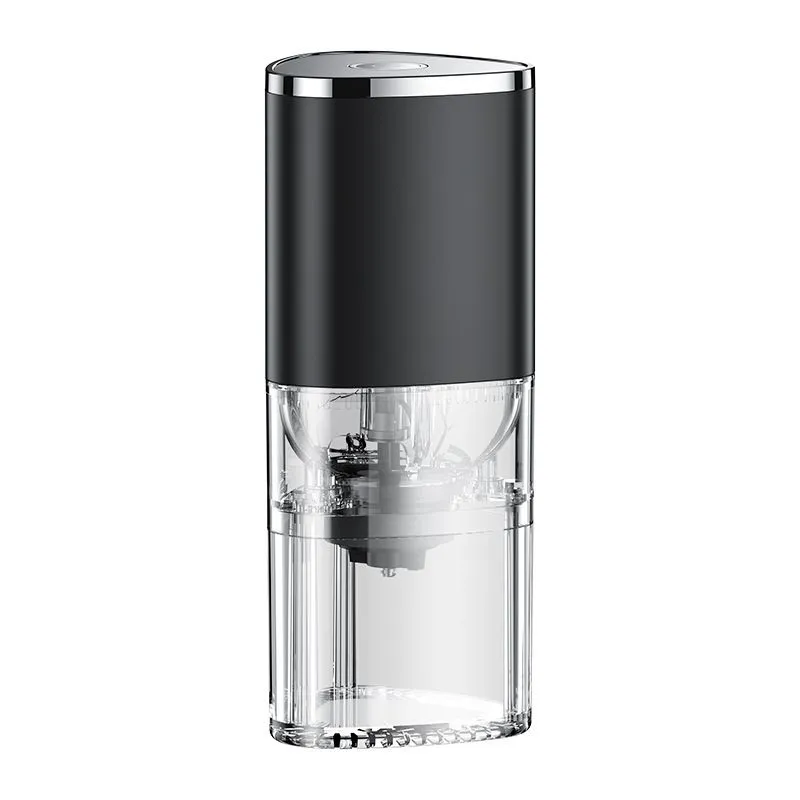 Cordless Portable Electric Coffee Grinder, Rechargeable Coffee Bean Mill - Black