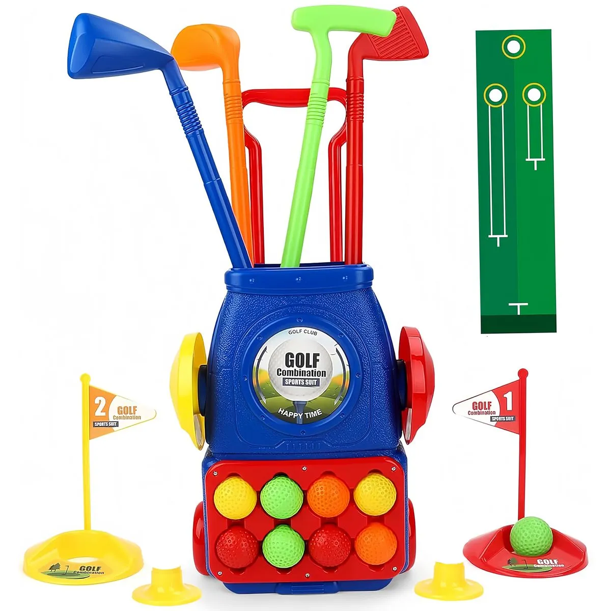Kid Golf Set Indoor Outdoor Toddler Golf Toys Kit Kids Golf Clubs Golf Toys